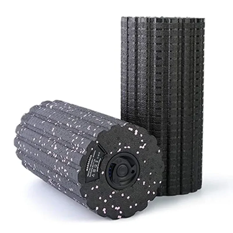 Vibrating Foam Roller - Masajeador eléctrico vibratorio de 4 velocidades