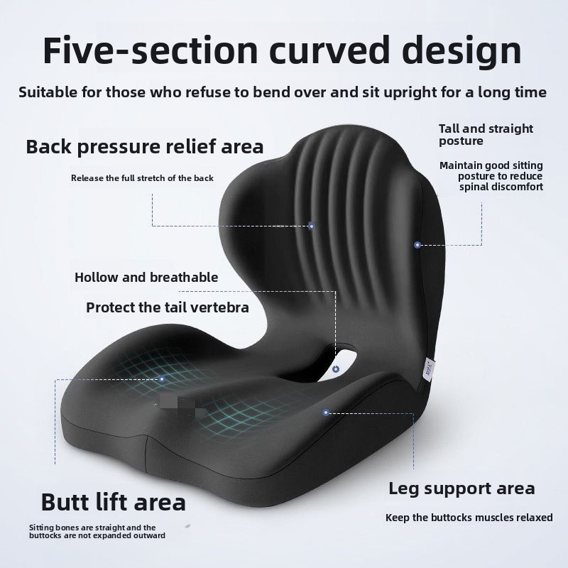 Cojín de Soporte Lumbar Ergonó - Posture Corrector Back Brace reseña y precio