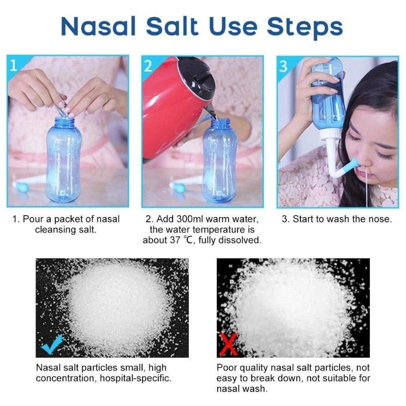 【WA】Botellas de irrigación nas - Neti Pot Nasal Rinse reseña y precio