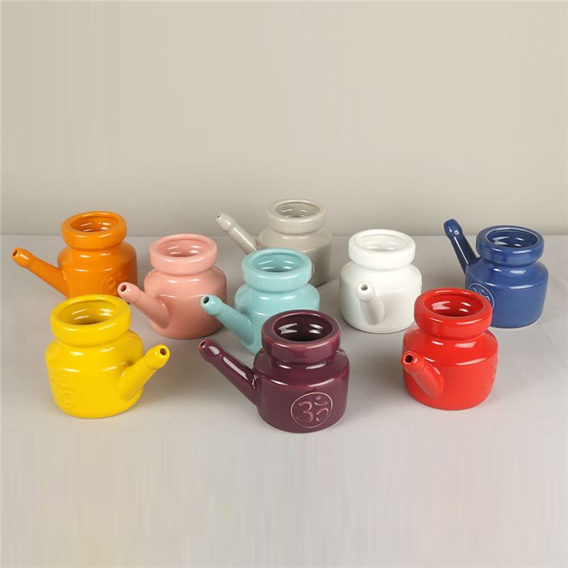 【EN STOCK】Jarra de cerámica Ne - Neti Pot Nasal Rinse reseña y precio