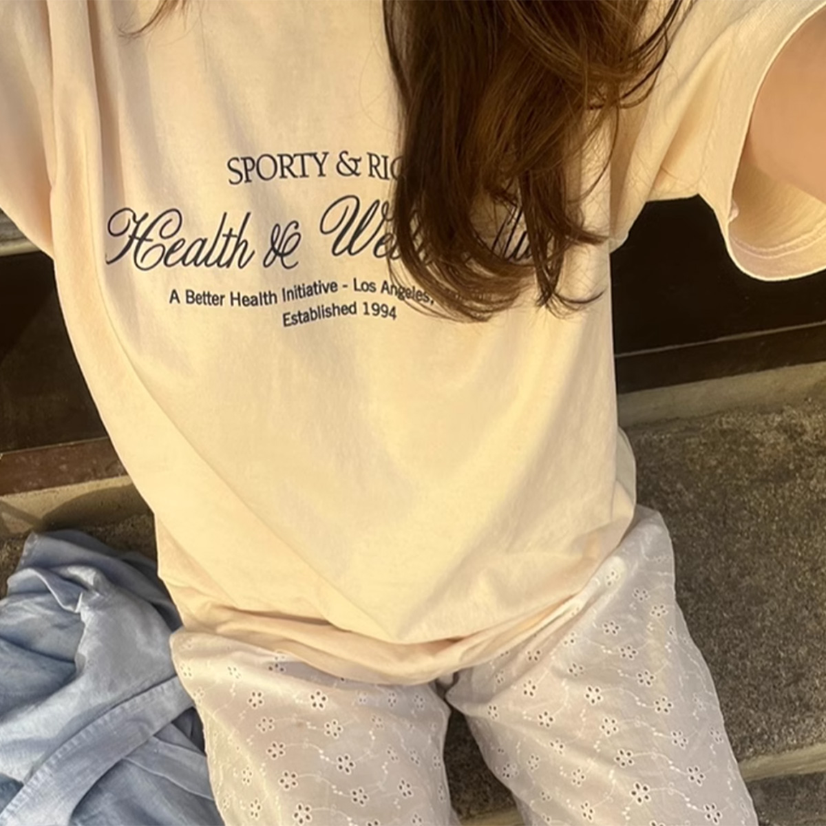 Camisetas de manga corta con e - Health Wellness Club reseña y precio