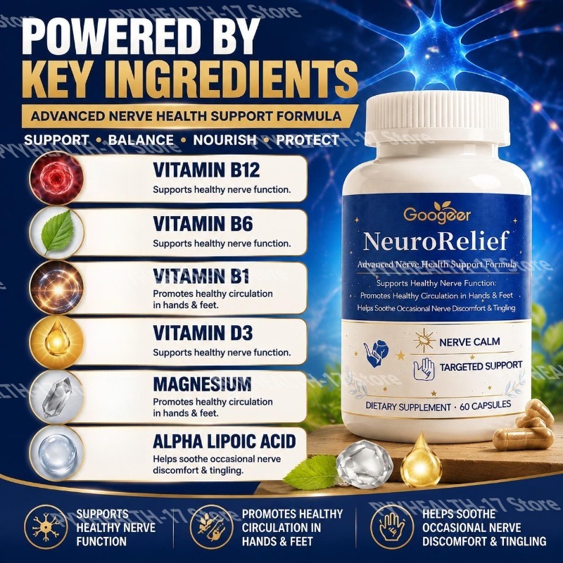 Googeer NeuroRelief Advanced,  - Health Wellness Vitamins reseña y precio