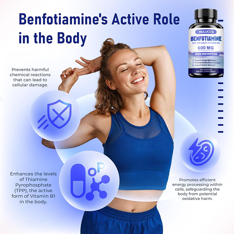 Cápsulas de Benfotiamina, con  - Health Wellness Vitamins reseña y precio
