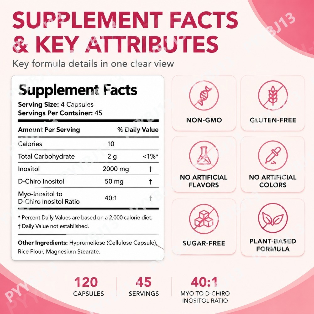 Cápsulas de Myo D-Chiro Inosit - Health Wellness Vitamins reseña y precio